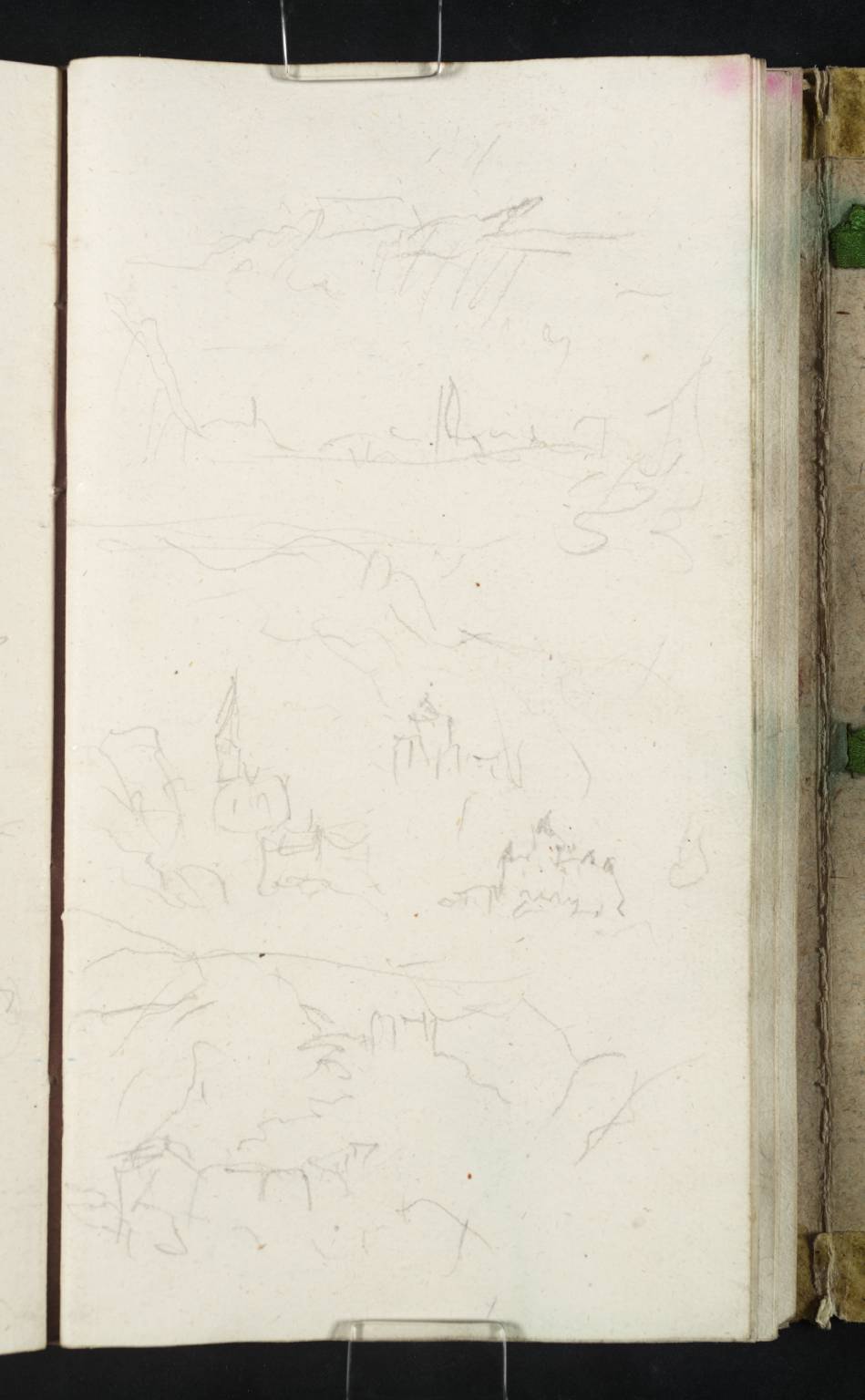 Mountains with Castle, Etc.