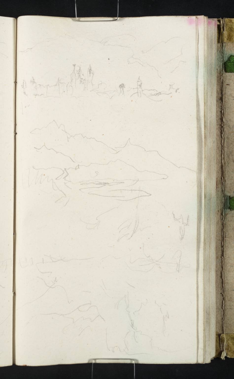 Mountains with Castle, Etc.