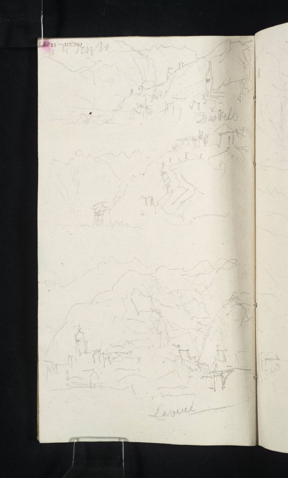 Mountains. Levico and up to Trento [Turner]