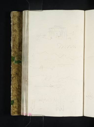 Joseph Mallord William Turner, ‘The Porta San Tomaso, Treviso; Distant Mountains; the Walls of Castelfranco Veneto, with the Cathedral and Torre Civica’ 1833