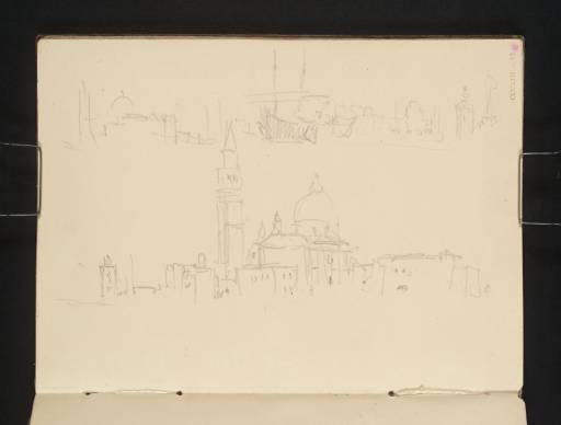 Joseph Mallord William Turner, ‘The Church of San Giorgio Maggiore, Venice, across the Bacino; San Giorgio and the Zitelle from the Entrance to the Grand Canal, off the Dogana’ 1840