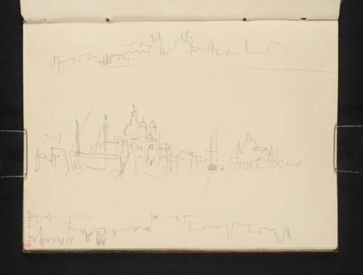 Joseph Mallord William Turner, ‘The Bacino, Venice, with the Zitelle and Redentore along the Canale della Giudecca; Distant Views of Santa Maria della Salute’ 1840