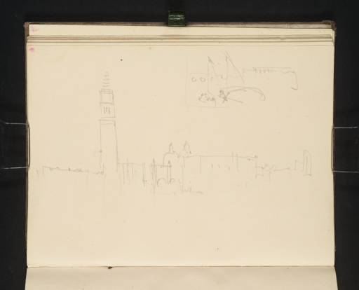 Joseph Mallord William Turner, ‘The Campanile and Domes of San Marco (St Mark's) and the Palazzo Ducale (Doge's Palace), Venice, from the Bacino; a Waterfront with Sailing Boats’ 1840