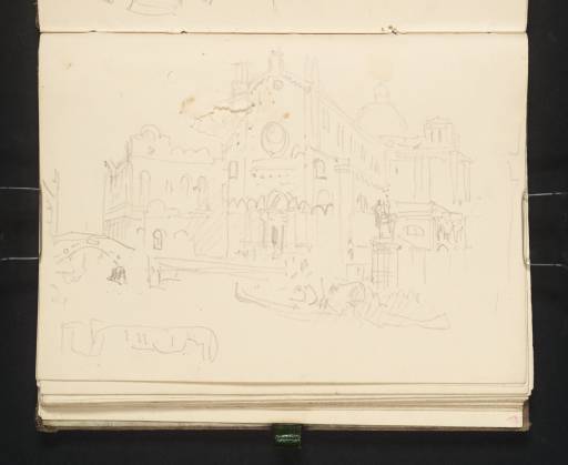 Joseph Mallord William Turner, ‘The Campo and Church of Santi Giovanni e Paolo, with the Scuola Grande di San Marco beside the Rio dei Mendicanti’ 1840