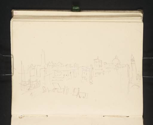 Joseph Mallord William Turner, ‘The Riva degli Schiavoni, Venice, from the Bacino, with the Church of San Zaccaria, and the Campanili of San Giorgio dei Greci and San Marco (St Mark's)’ 1840