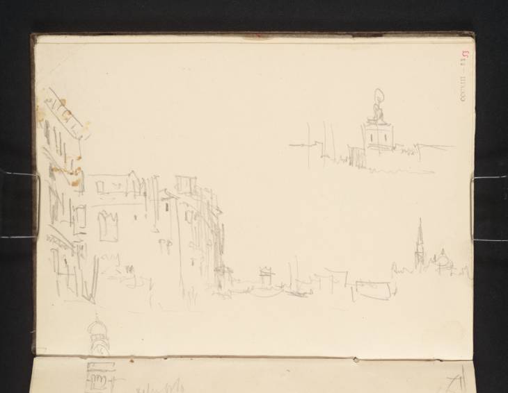 Joseph Mallord William Turner, ‘The Entrance to the Grand Canal, Venice, with the Porch of the Dogana, and the Church of San Giorgio Maggiore across the Bacino’ 1840