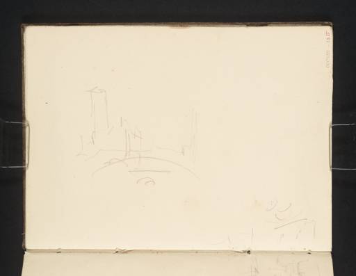 Joseph Mallord William Turner, ‘A Venice Canal Bridge with a Distant Tower’ 1840