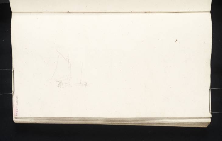 Joseph Mallord William Turner, ‘Study of a Venetian 'Topo' Boat’ 1833