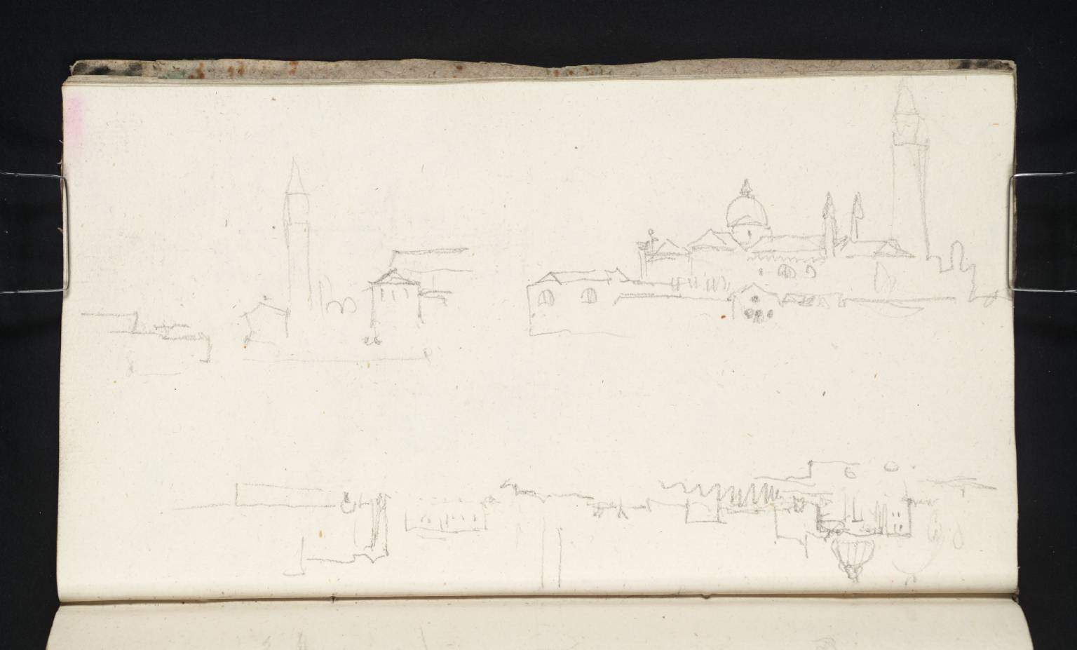 The Island of San Giorgio Maggiore from the South-East, with Two Views of San Marco from the Southern Side of the Giudecca