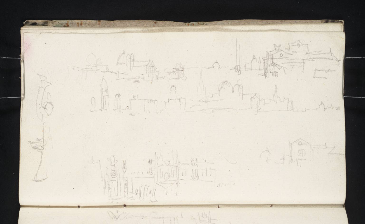 Studies on the Giudecca Canal from near Santi Biagio e Cataldo, with Santa Maria della Visitazione and the Gesuati on the Zattere