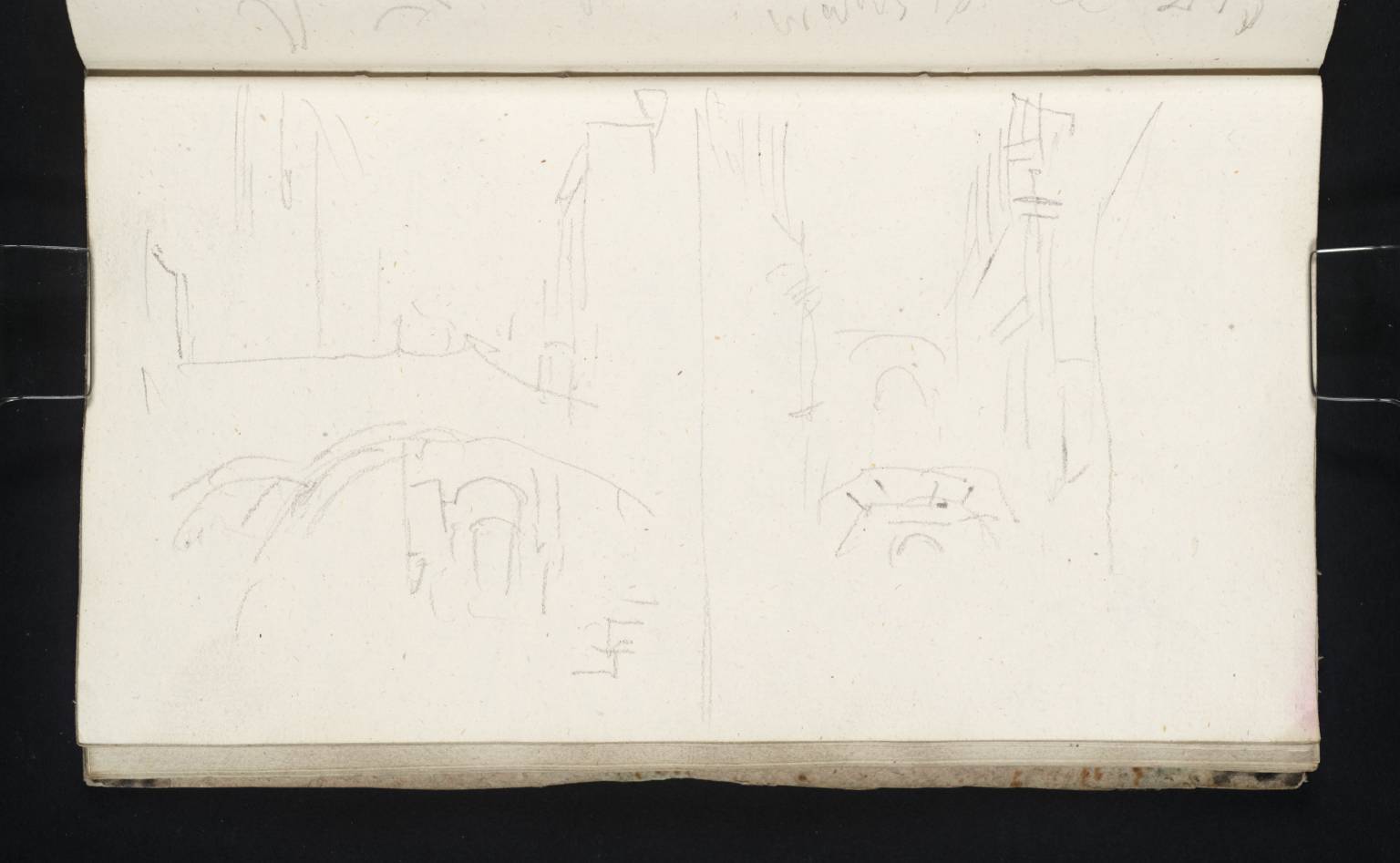 Two Sketches of Bridges over Canals