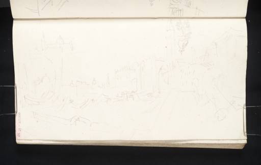 Joseph Mallord William Turner, ‘Boats off the Riva degli Schiavoni, Venice, with Santa Maria della Salute and the Campanile of San Marco (St Mark's) Beyond; San Giorgio Maggiore; the Campanile of Santa Maria Formosa’ 1833