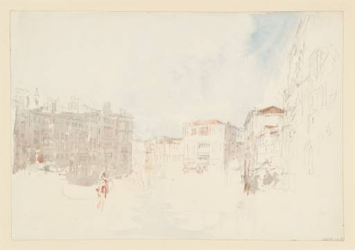 Joseph Mallord William Turner, ‘The Grand Canal, Venice, near the Palazzo Mocenigo, with the Palazzo Foscari Beyond’ 1840
