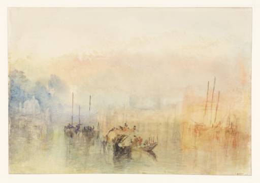 Joseph Mallord William Turner, ‘Shipping in the Bacino, Venice, with Santa Maria della Salute at the Entrance to the Grand Canal in the Distance’ 1840