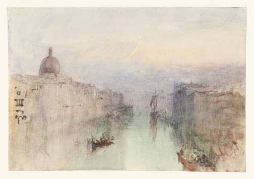 Joseph Mallord William Turner, ‘The Grand Canal, Venice, with the Church of San Simeone Piccolo, at Dusk’ 1840