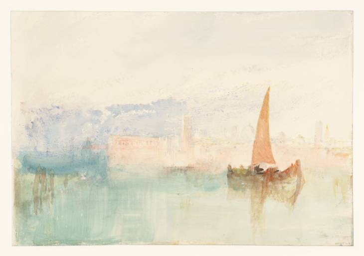 Joseph Mallord William Turner, ‘A Boat ?near Santa Marta, Venice’ 1840