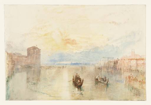 Joseph Mallord William Turner, ‘The Canale della Giudecca, Venice, at Sunset, with the Lagoon towards Fusina’ 1840