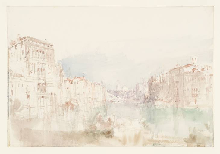 Joseph Mallord William Turner, ‘The Grand Canal, Venice, with the Palazzo Balbi and the Mocenigo Palaces, and the Rialto Bridge in the Distance’ 1840