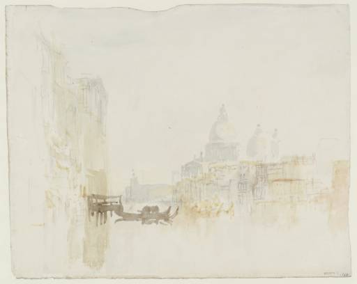 Joseph Mallord William Turner, ‘Santa Maria della Salute, Venice, beyond the Traghetto San Maurizio on the Grand Canal’ 1840