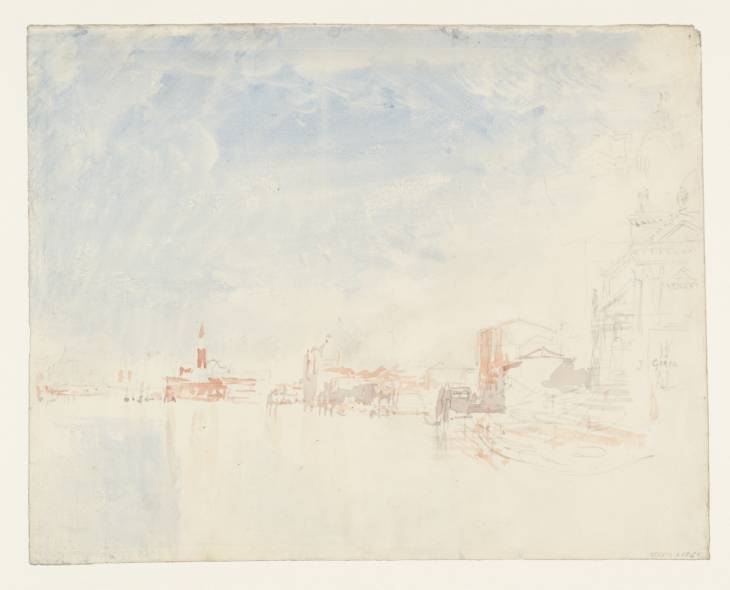 Joseph Mallord William Turner, ‘The Canale della Giudecca, Venice, off the Redentore, with the Zitelle and San Giorgio Maggiore Beyond’ 1840