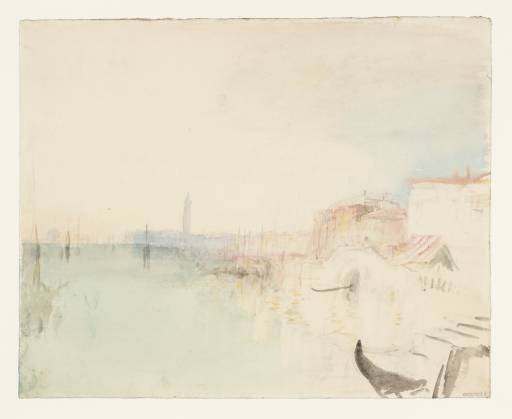 Joseph Mallord William Turner, ‘Venice across the Bacino from near the Rio dell'Arsenale, with Santa Maria della Salute and the Campanile of San Marco (St Mark's) in the Distance’ 1840