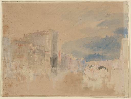Joseph Mallord William Turner, ‘The Grand Canal, Venice, with the Palazzo Grimani’ 1840