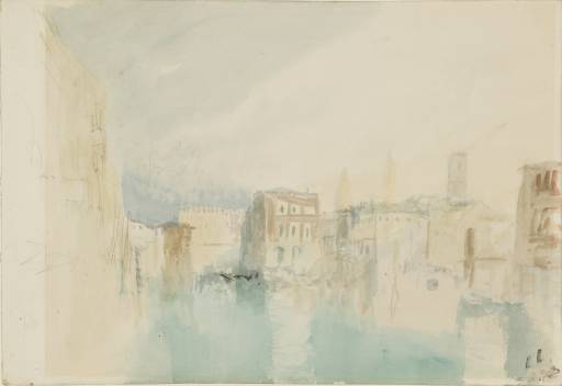 Joseph Mallord William Turner, ‘The Grand Canal, Venice, towards the Rialto, with the Pescaria and Fabbriche Nuove’ 1840