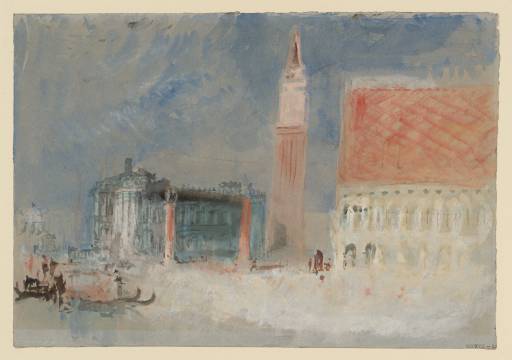 Joseph Mallord William Turner, ‘The Molo and Piazzetta, Venice, from the Bacino, with the Palazzo Ducale (Doge's Palace), the Campanile of San Marco (St Mark's), and Santa Maria della Salute in the Distance’ 1840