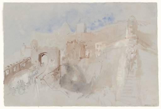 Joseph Mallord William Turner, ‘The Entrance to Veste Coburg’ 1840