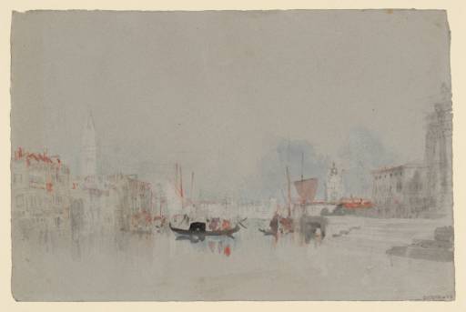 Joseph Mallord William Turner, ‘The Grand Canal, Venice, off the Steps of Santa Maria della Salute, with the Campanile of San Marco (St Mark's) in the Distance’ ?1840