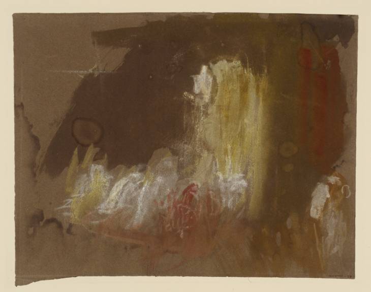 Joseph Mallord William Turner, ‘An Interior, Perhaps the Basilica of San Marco (St Mark's), Venice, with Figures’ 1840