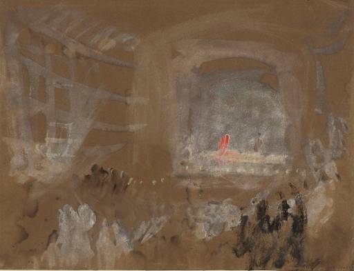Joseph Mallord William Turner, ‘The Interior of a Theatre, Venice’ 1840