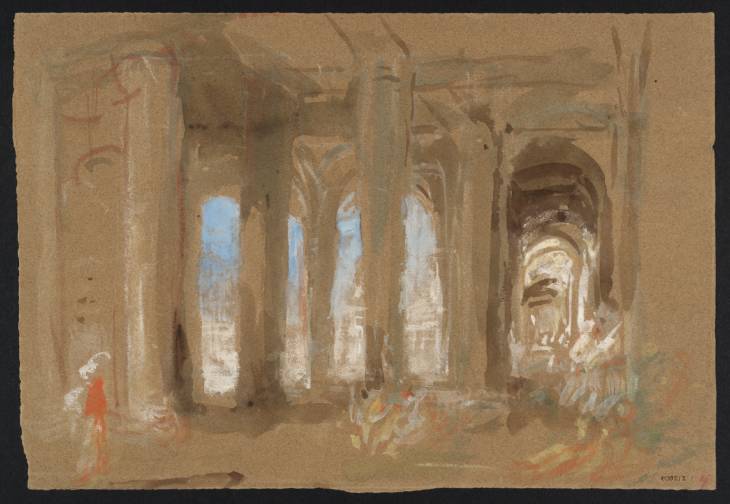 Joseph Mallord William Turner, ‘The Arcades of the Procuratie Nuove and the Palazzo Reale, Venice, with the Piazza San Marco (St Mark's Square) Beyond’ 1840