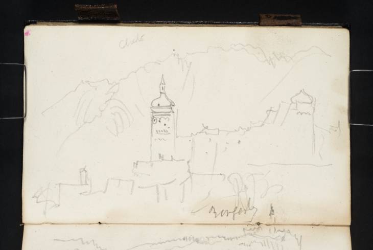 Joseph Mallord William Turner, ‘The Martinsturm and Deuringschlössle, Bregenz’ 1840