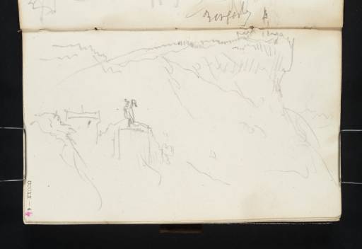 Joseph Mallord William Turner, ‘Burg Hohenbregenz and the Pilgrimage Church on the Gebhardsberg above Bregenz’ 1840