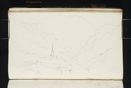 Joseph Mallord William Turner, ‘A Spire among Mountains in the Tyrol Alps’ 1840