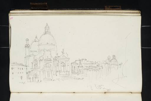 Joseph Mallord William Turner, ‘Santa Maria della Salute across the Grand Canal, Venice, from the Hotel Europa (Palazzo Giustinian)’ 1840