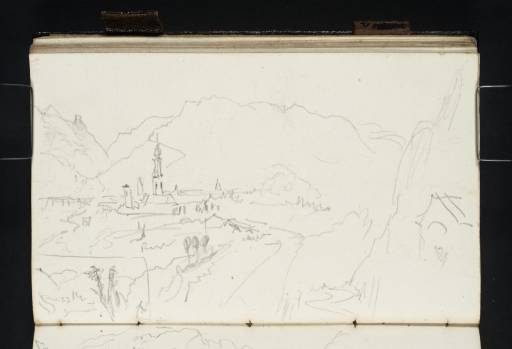 Joseph Mallord William Turner, ‘A Town in a Mountain Valley ?in the Tyrol Alps or Dolomites’ 1840