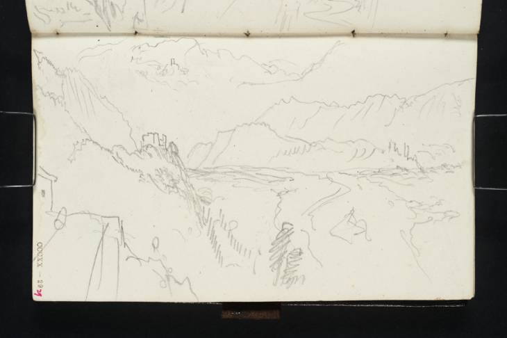 Joseph Mallord William Turner, ‘A Mountain Valley with Castles ?in the Tyrol Alps or Dolomites’ 1840