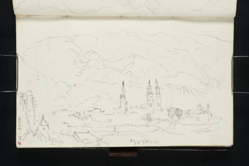 Joseph Mallord William Turner, ‘Bressanone (Brixen), with the Cathedral and the Torre Bianca’ 1840