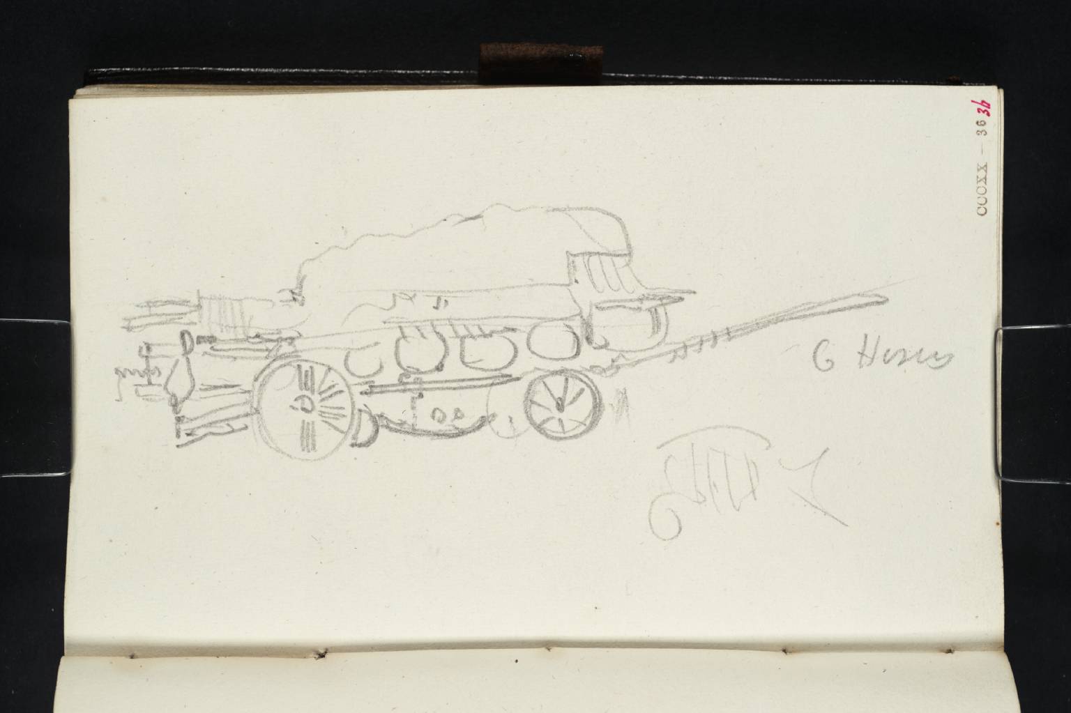 Cart. Six Horses [Turner]