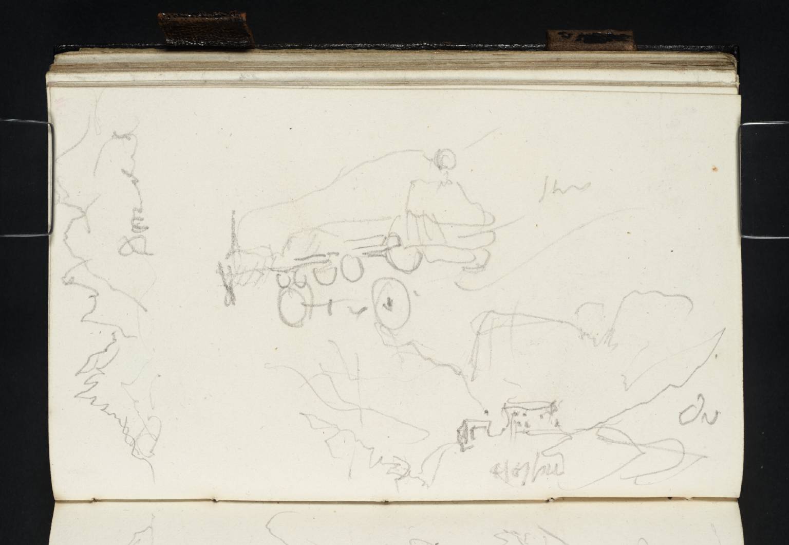 Cart and Mountains. Hospitale [Turner]