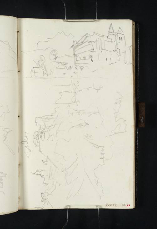 Joseph Mallord William Turner, ‘Pieve di Cadore, ?with Titian's House; Castles among Mountains ?in the Dolomites’ 1840