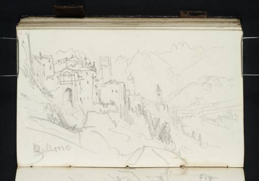 Joseph Mallord William Turner, ‘Belluno, with the Porta Rugo above the Valley of the Torrente Ardo’ 1840