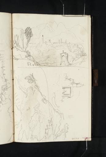 Joseph Mallord William Turner, ‘Belluno and the Dolomites from the South, across the River Piave; a Rural Chapel Nearby’ 1840