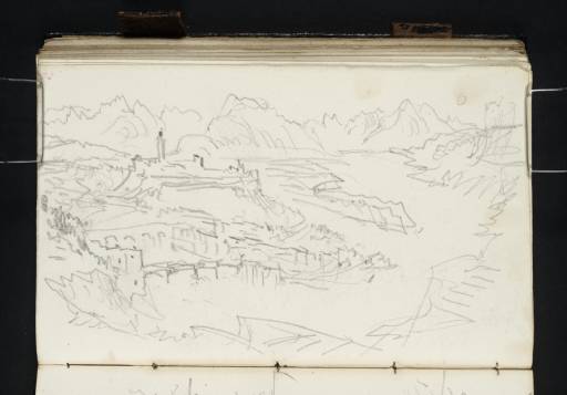 Joseph Mallord William Turner, ‘Belluno and the Dolomites from the South, across the River Piave’ 1840