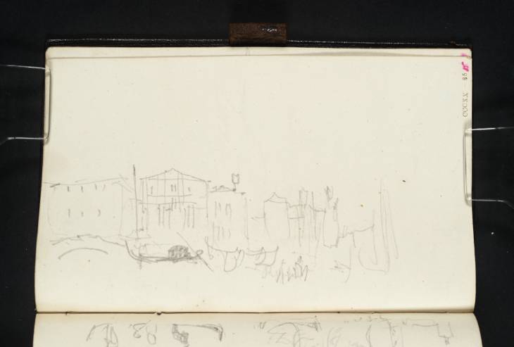 Joseph Mallord William Turner, ‘A Gondola off the Riva degli Schiavoni, Venice, with the Ponte della Pietà and the Church of the Pietà’ 1840