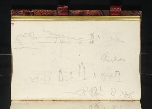 Joseph Mallord William Turner, ‘Coastline or Riverbanks ?near Rotterdam or Dordrecht’ 1835