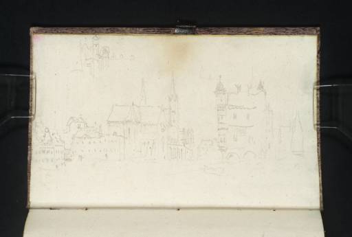 Joseph Mallord William Turner, ‘Augsburg Cathedral across the Fronhof, from near the Burggrafenturm’ 1833