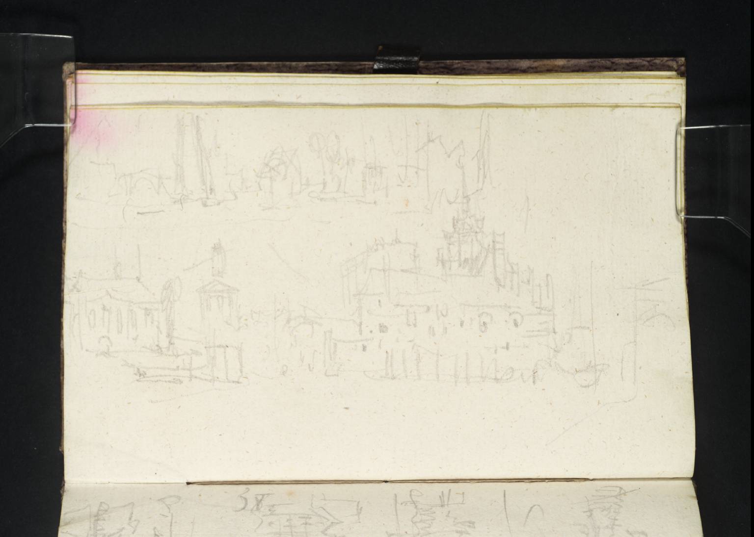 View on River; Buildings, Etc.